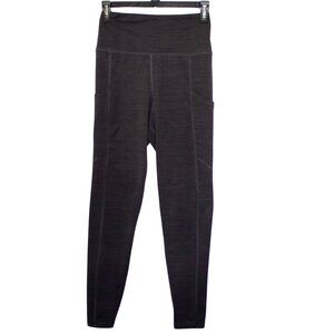 American Eagle The Everything Pocket Legging Black Gray Small High Rise